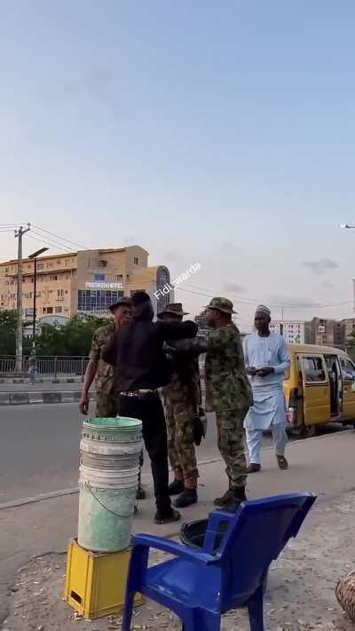 To break a military man's phone and offer iPhone 14 pro (it's a prank bro) 