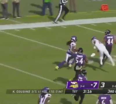 [Highlight] Jefferson with the, uh block.