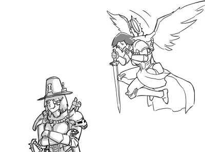 I think Celestine calling Greyfax 