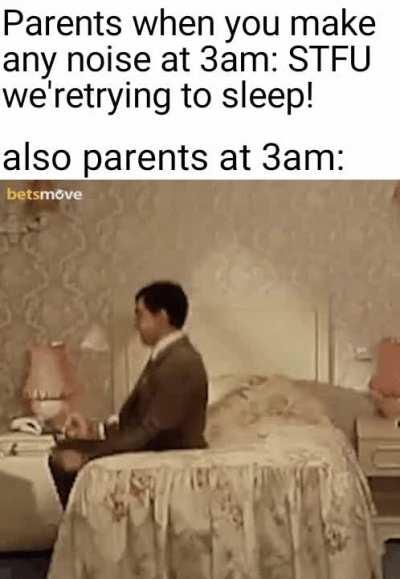 if you don't understand, parents make alot of noise while segsing