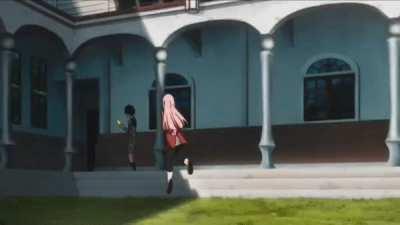 Zero Two Pounce In GIF