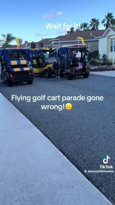 Golf carts mayhem