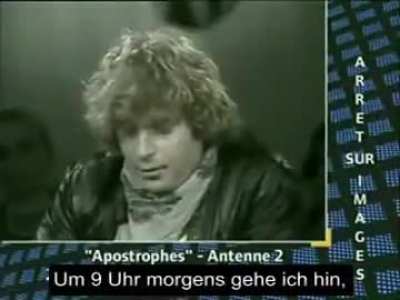 In a TV show in France in the 1980s, a left-wing activist talks about how he seduces kids.