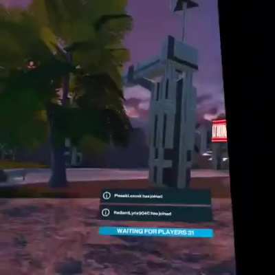 Guy in lobby is invisible