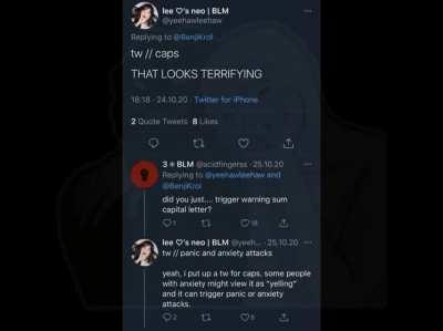 twitter users be holding their breath because there's no trigger warning for air