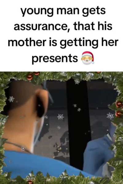 I hope his mom enjoyed the presents :) 🎁 