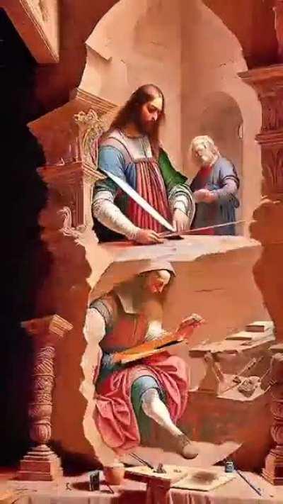 This AI-generated video showing the evolution of visual expression