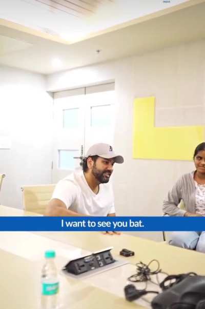 Rohit just confirmed it now! 