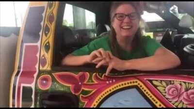 They loved truck art so much they hired a Pakistani artist to paint their truck