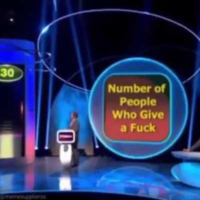 Wow nobody gives a fuck