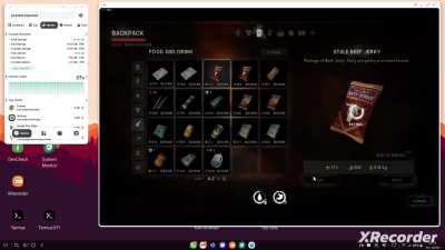 The Long Dark official from Steam (external screen + kb + mouse)