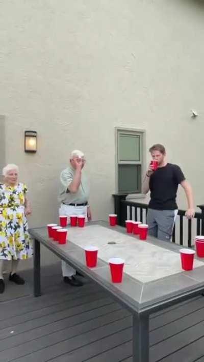 Grandma and Grandpa got game