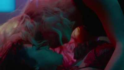 Sophia Boutella nipple sucked by Charlize Theron in ‘Atomic Blonde’