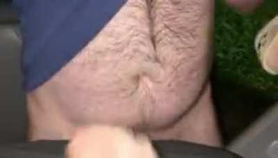 Just fuckin’ the fiancée in a parking lot