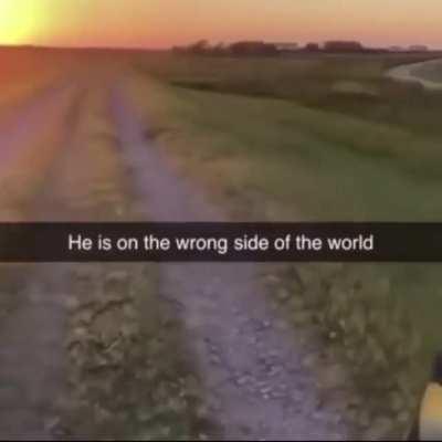 Man vibed too hard 😔