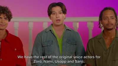 Live action luffy meets Luffyâs voice actress