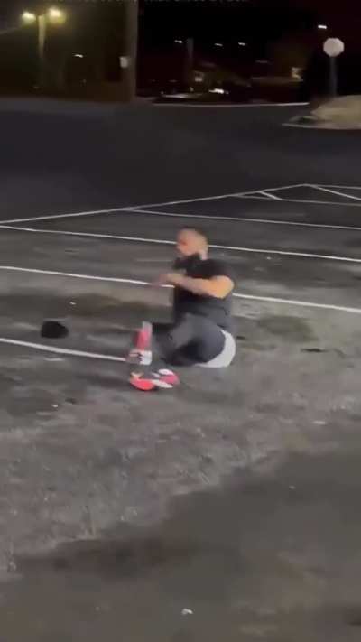 Dude gets slapped by Night club security.