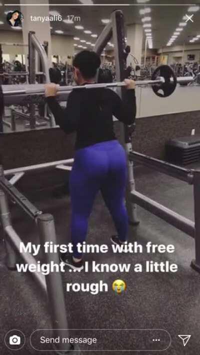I wonder if she still works out