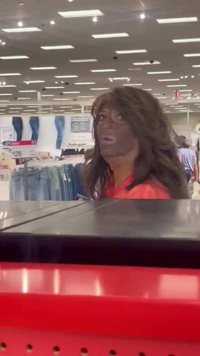 Woman in Blackface Demands to See Pride Section at Target and is Confronted by Other Customers