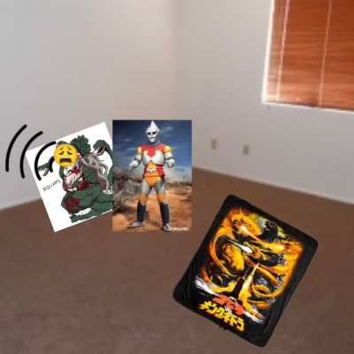 Little godzilla's sleepover with jet Jaguar