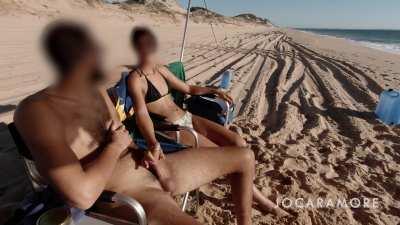 Giving my boyfriend a sneaky treat with the most stunning view.