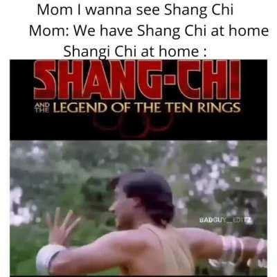 Shang chi at home :