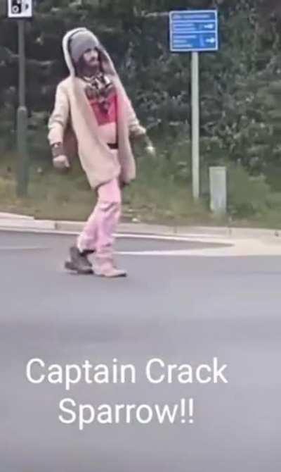 “That’s got to be the highest pirate I’ve ever seen”