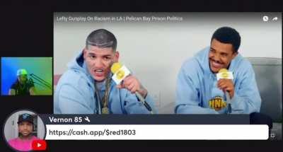He breakdown Lefty Gunplay so crazy…How you imitate black men but gon be mad if your daughter bring home a black man? How you in hip hop (a black art)and have an issue with black people? Can’t be mad your women wanna be with the men you imitating ..cognit