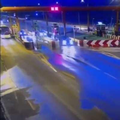 From Monday: Cashew Trucker Driving like Nuts...