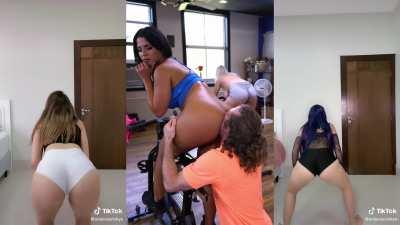 Thick Latina Riding