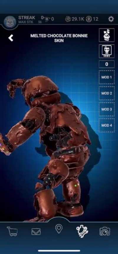 Melted Chocolate Bonnie workshop animation