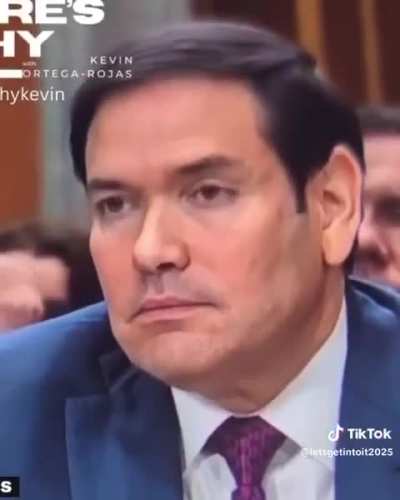 By Marco Rubio to pop pills without being noticed