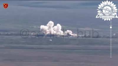 Ukrainian GBU-39 SDB hitting a Russian trench in Zaporizhzhia Oblast. November 2024