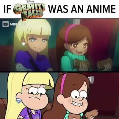 If Gravity Falls was an Anime