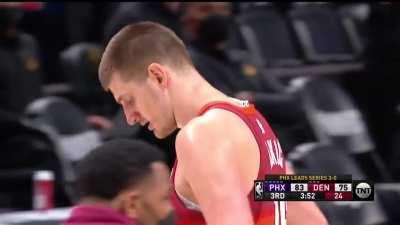 [Highlight] Suns and Nuggets get into it after Jokic hard foul on Payne. The Joker gets ejected