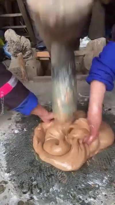 Тесто для японского рисового пирога 