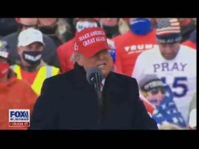 Trump playing Biden gaffe memes at his rallies never gets old