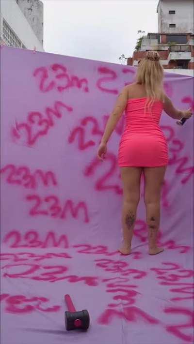 olha o tamanho desse rabo,macetava muito