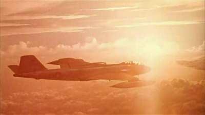 Footage of a nuclear explosion captured by B57-B aircraft