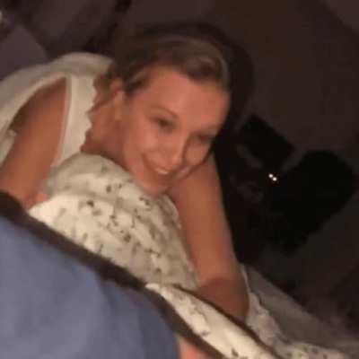 unseen nip slip of millie bobby brown