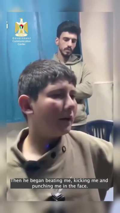 Palestinian child whose parents & 2 siblings were murdered by IOF: 