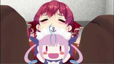 Senchou's dream of giving birth to Aqua finally came true