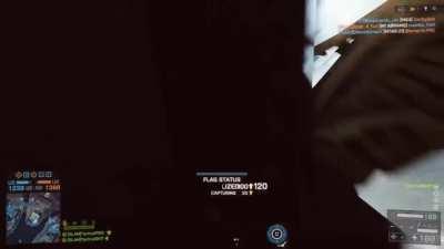 RKO by tank on helicopter