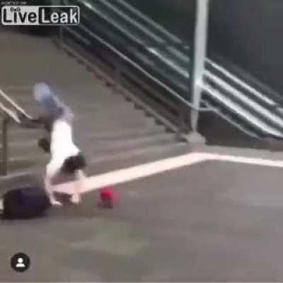 HMFT after i slide down this hand rail