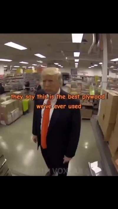 I think AI is great and I also think Trump's plywood is great. Who agrees? 