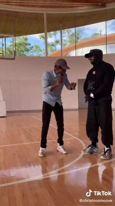 Ye does a fit check with a fashion Tik Toker.