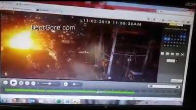 Man jumps into steel furnace