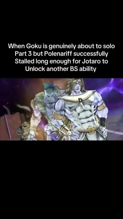 So it's the same type of stand as Star Platinum