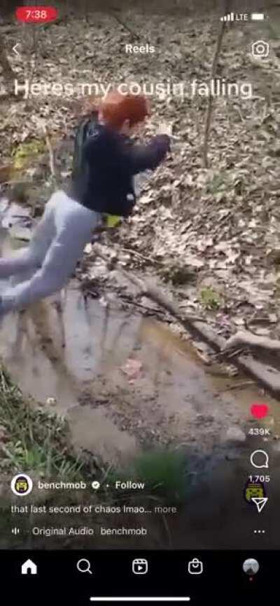 Even with the caption on the video, didn’t see that coming