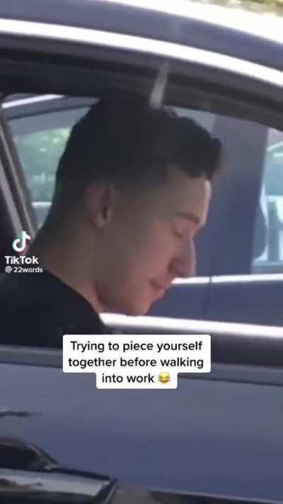 Regretting that pre shift smoke...